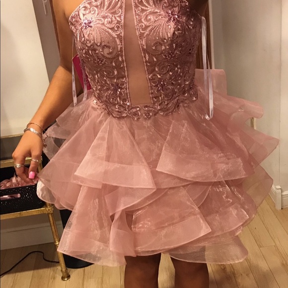 Ellie Wilde Rose Quartz dress - Picture 2 of 4